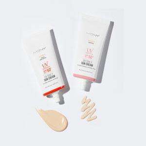 맥퀸뉴욕 UV 데일리 선크림 50ml 2종 (옵션 택1) /SPF50+PA+++ 파데프리 톤업선크림