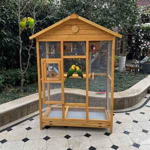 원목 새장 대형 앵무새장 야외 새집 둥지 마당 사육장