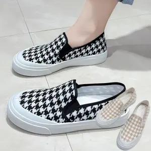 [로즈엘리]클래식 패턴무늬 여름 슬립온 키높이신발 2컬러