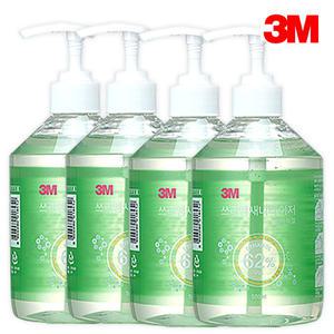 3M 손소독제 새니타이저 500ml x4개 에탄올 62% 9262