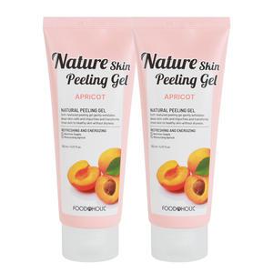 (2개)푸드어홀릭 네이처스킨 필링젤 살구 150ml/마일드필링 고마쥬