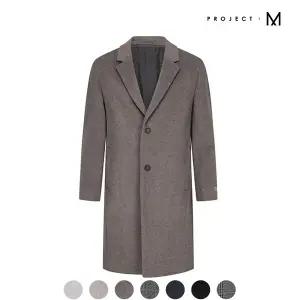 [프로젝트엠][프로젝트엠] 남성 세미오버핏 울캐시 코트_EPC4CC1402