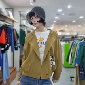 베네통/애플아울렛/강아지 자수 후드 가디건/BAKC04341