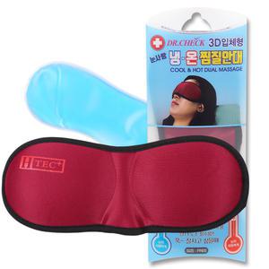 닥터체크 3d입체형 눈사랑냉온찜질안대 색상 빨강색