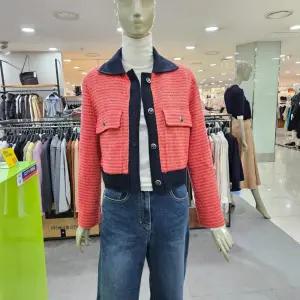 시슬리/애플아울렛/쇼어 스트라이프 카라 자켓 SAJK43361