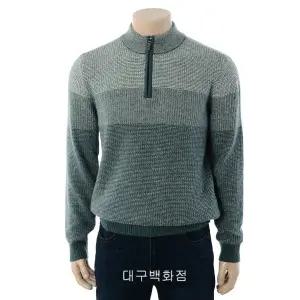 [대구백화점] [피에르가르뎅캐주얼]스트라이프 반집업 니트(PPKR3303-44)