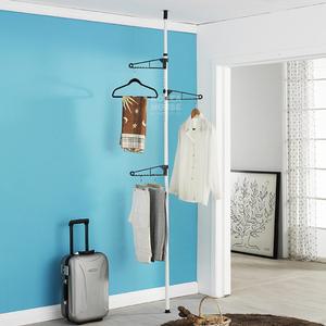 1단 코너행거 막대행거 기둥식 옷걸이행거 모퉁이용 구석