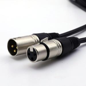 3핀 캐논연장케이블 1M 암 TO 수 마이크선 길이확장선