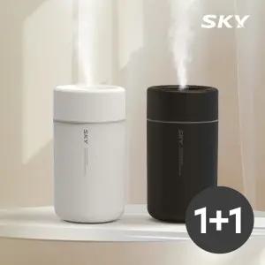 [1개+1개] 스카이 C타입 탁상용 차량용 무드등 미니 초음파 가습기