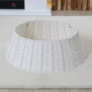 크리스마스 트리 하단 다리 스커트 커버 덮개 네츄럴 65x23cm (150-180cm 용) 3컬러 장식 소품 용품 데코