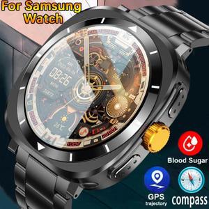 삼성 갤럭시 워치 7 울트라 GPS 나침반 NFC 스마트 워치, 야외 스포츠 남자 AMOLED BT 통화, IP68 갤럭시 6