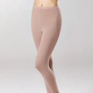 제임스딘 여성 발열 내복 바지 겨울 9부 베이지 보온 내의 하의 JHWIX022