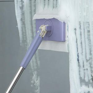 손 안닿는곳까지 올클리어 초강력 흡착 물밀대걸레 물티슈 핸즈프리 가벼운 밀대 바닥 이물질제거 천장