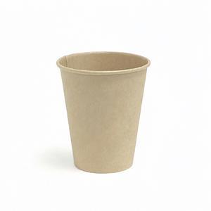 8온스 테이크아웃 친환경 에코 크라프트 무지 종이컵 100개