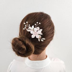 국산 한복 머리장식 뒤꽂이 웨딩헤어핀 혼주장신구 웨딩올림머리  3615