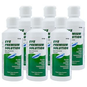 휴먼바이오 아이프리미엄 솔루션 150ml 6개 하드 소프트 드림 렌즈 다목적용액 세척 보존 헹굼 단백질제거