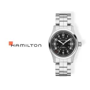 해밀턴 카키 필드 오토매틱 남성 메탈시계 H70455133