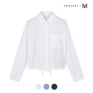 [프로젝트엠] 여성 스트링 크롭 셔츠_EYD3WC2003