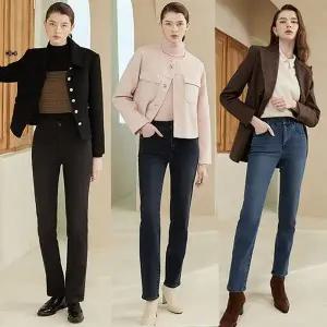 [하프클럽/뱅뱅]뱅뱅 여성 기모 라이크라 데님 3종