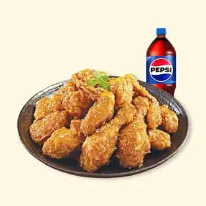 자담치킨 간장치킨+콜라1.25L