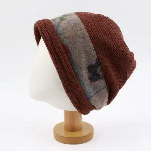 [hat'scompany]미들웜플라워 비니 두건 봄 가을 겨울 여성 방한 머리두건 항암 모자