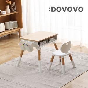 (도보보) 유아책상 의자 세트 아기 어린이 높이조절 (WFFJQLC)
