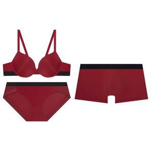 [게스언더웨어](강남점)블랙밴딩 골드로고 캐주얼 남여커플세트RD(GDWBR911/DR911)