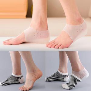 키높이 실리콘 뒷꿈치 쿠션 깔창 보호대 패드 티안나는 양말 속 운동화 구두 깔창 군화 안전화