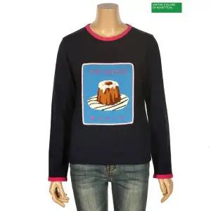 [베네통] 케이크 패치 니트 BAKP72361 NY_P374234223