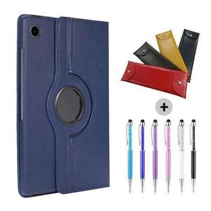 갤럭시탭A 10.5 2018 회전 케이스+펜파우치+크리스탈 터치펜