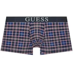 [롯데백화점]게스 네이비 타탄체크 남성드로즈 OCMDR493NY