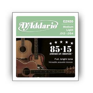 다다리오 EZ920 85/15 브론즈 통기타줄 (012-054)