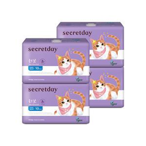 시크릿데이 러브Plus 오버나이트 10P X 4팩
