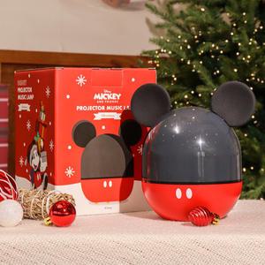 디즈니 미키 빔 프로젝터 뮤직 램프 무드등 크리스마스 아이방 침실 아기 수면등