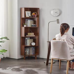 원목 코너장 모서리 틈새 대나무 모서리가구 캐비닛 잭꽃이 사이드 거실수납장 테이블