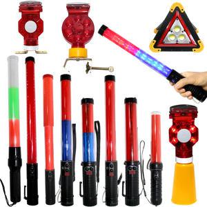 1-3 안전 신호봉 YT966 (510mm) D건전지 2개포함 경광봉 주차 유도봉 안전봉