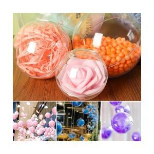 플라스틱 투명 캡슐볼 파티 데코 뽑기 원형 캡슐 10cm