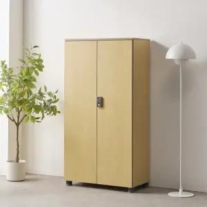 [히트가구] HD141 전자키 캐비닛 겸 책장 4단4칸 1color (착불)