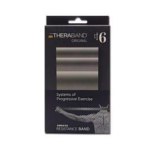 세라밴드 스트레칭밴드 근력 튜빙 실버 2M 레벨 6