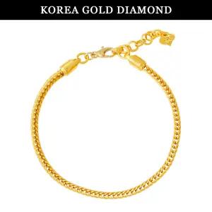 [한국금다이아몬드] 순금 24k 팔찌 여자 금 폭스 체인 디자인 11.25g