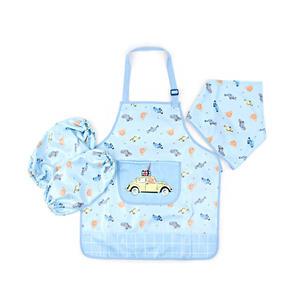 모모앨리 봉보 방수 앞치마 세트 자동차 캐릭터 어린이 키즈 유치원 어린이집 미술