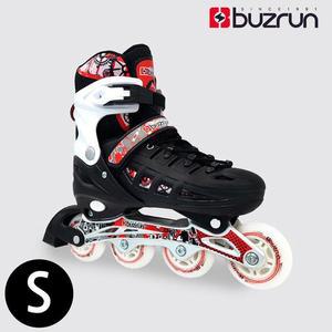 [RGMQ53Q2]생활모음 아동 인라인 스케이트 블랙레드 S