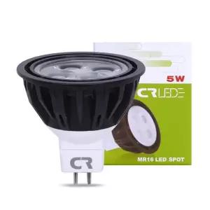 할로겐램프 CR 블랙 5W 6000K MR16-5W-CW-A COOL WHITE
