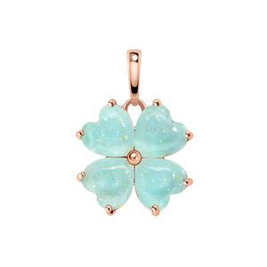 골드팡 14K 오로라네잎클로버 펜던트