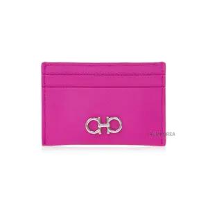 [라벨루쏘] [페라가모] SS25 여성 간치니 카드지갑 22 0007 CHERISE PINK 0779139