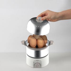 크루거 올스텐 다용도 2단 계란찜기 타이머 전기 찜기