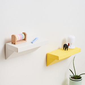 [페이퍼팝]무타공 벽선반 인테리어 포켓선반 (2개입) 벽걸이 DIY