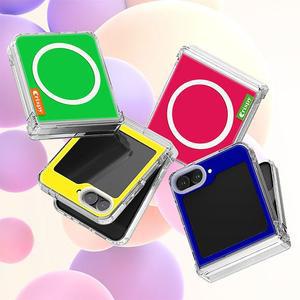 갤럭시Z플립6 5G 크리스피 맥세이프 컬러 젤리케이스 폰케이스 핸드폰케이스 맥세이프케이스