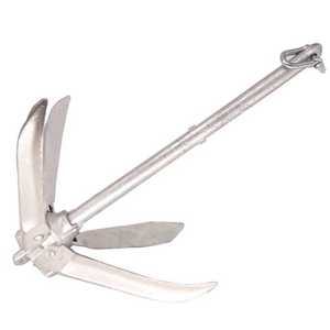 투명보트닻 12kg 어선 낚시 앙카 요트 주차 탄소강