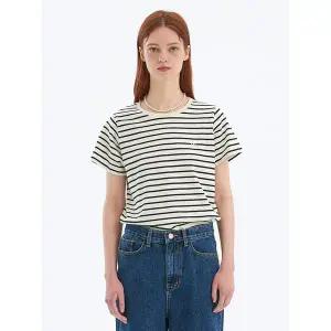 [하프클럽/올리브데올리브]스트라이프 기본핏 티셔츠 OH4XE1430